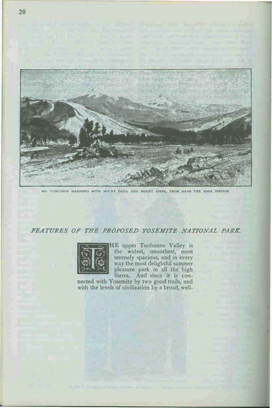 The Proposed Yosemite National Park--treasures & features, 1890. vis0003h